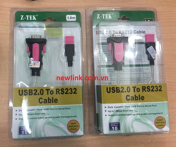 Cáp chuyển đổi USB to RS 232 (Com), 2.0